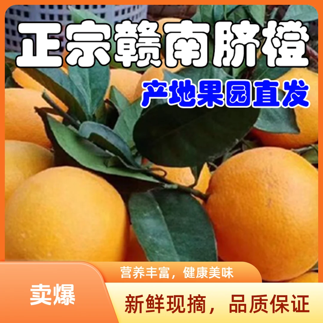 正宗江西赣南脐橙新鲜橙子赣州10斤当季水果整箱甜冰糖手剥橙