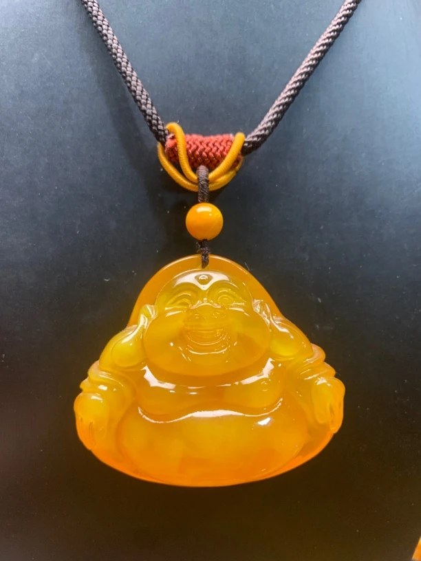 非金属树脂吊坠 A12精美大肚佛公吊坠笑口常开大肚佛项链吊坠
