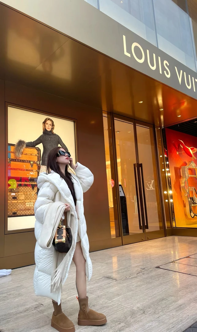 【霍格沃滋】红人上新羽绒服女中长款冬季加厚连帽90白鹅绒外套保暖