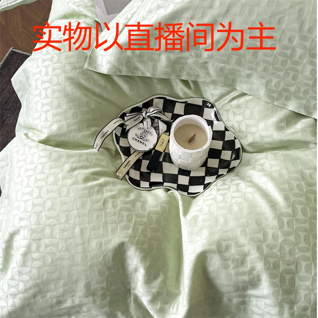 【棉奈儿】提花夏被 全棉提花大豆空调被简约轻奢夏凉被