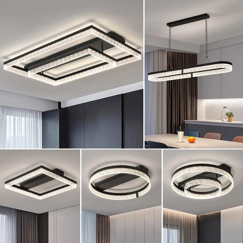 【高定系列】北欧2025新款简约轻奢大气创意大客厅餐厅创意吸顶灯