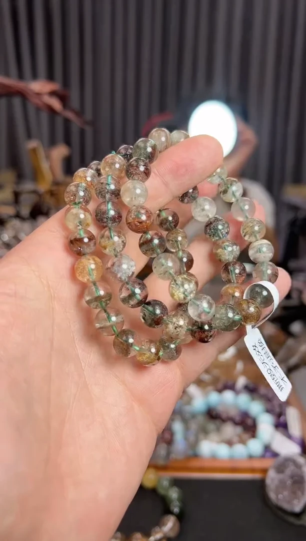 【闪购商品】水晶手链未镶嵌9.8mm四季幽灵手串（多样性发其一）