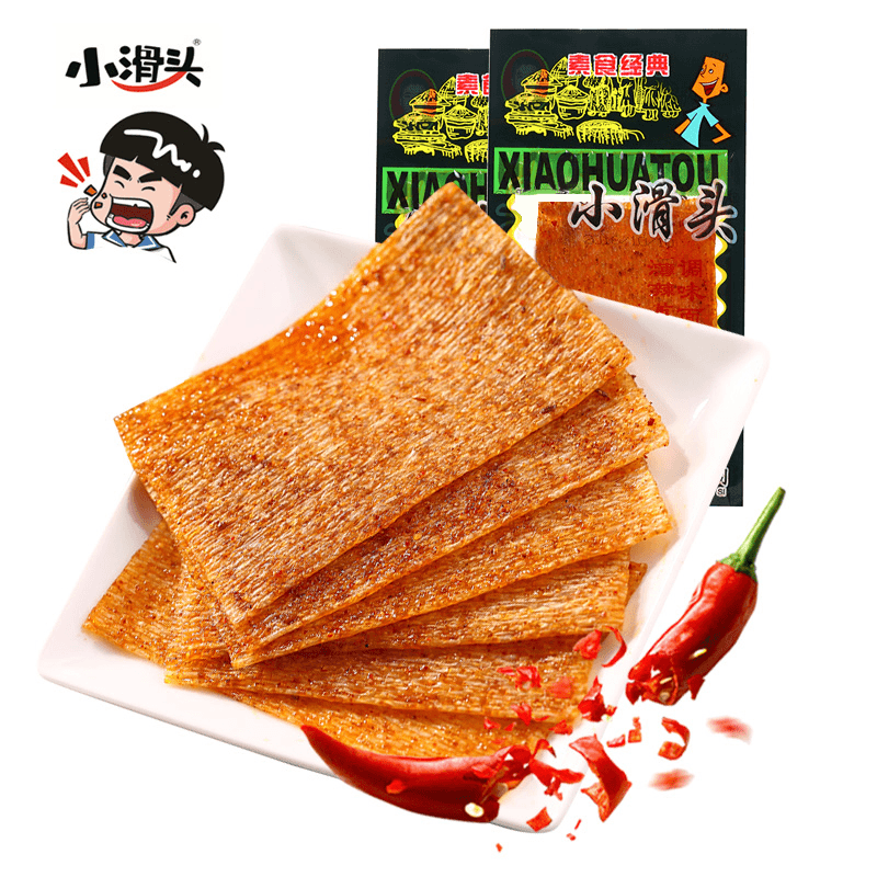 小滑头大辣片辣条8090后儿时怀旧零食麻辣豆皮面筋小吃休闲食品