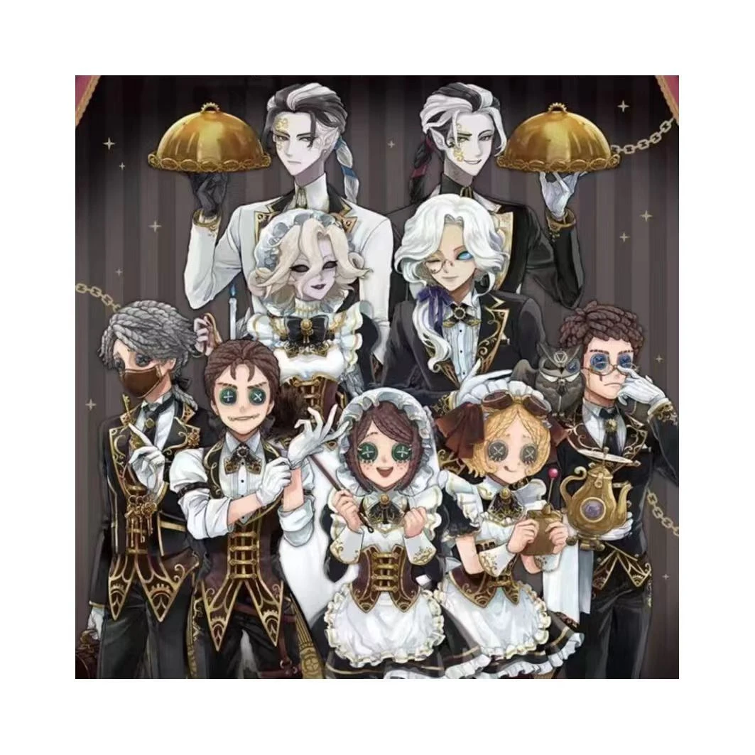 正版日谷现货第五人格蒸汽朋克茶话会女仆徽章吧唧挂件盲盒