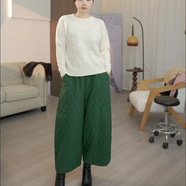 朱总服饰3525新款时尚棉裤