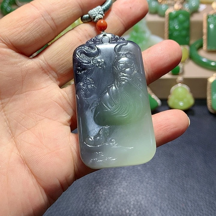 和田玉挂件未镶嵌念*牛