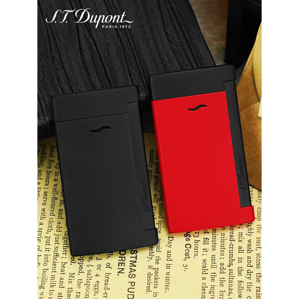 S.T. Dupont/都彭新品新年礼物Slim7防风超薄磨砂男士充气打火机