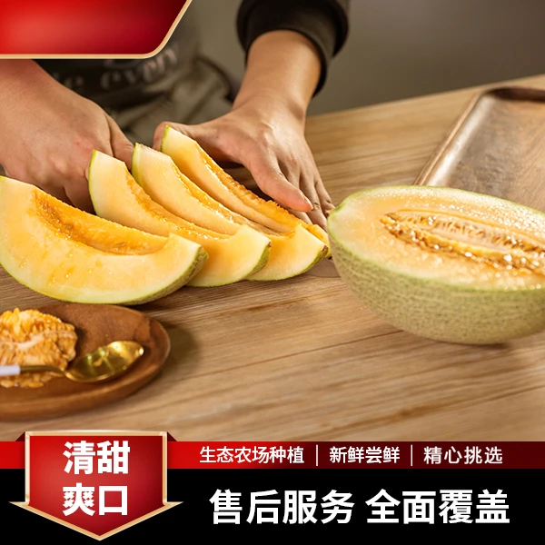 [主]西州蜜25号哈密瓜 寿光现采现发 口感脆甜 爽口多汁 蜜甜新鲜