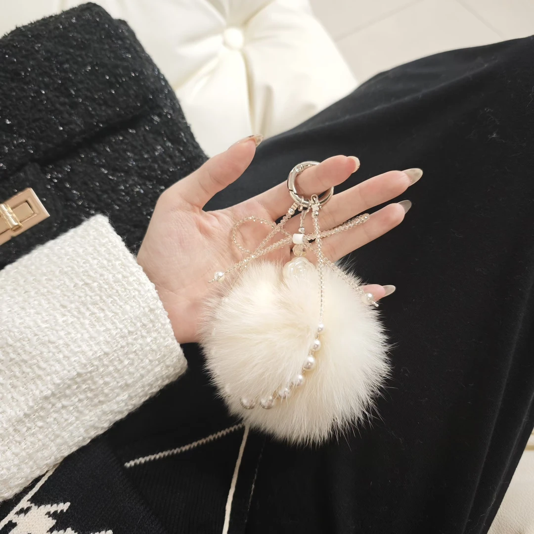 【小狐狸-浅黄】手机链女款手工通用网红短款可爱创意