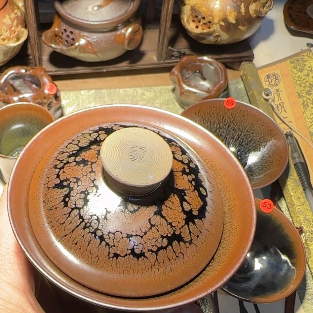 【闪购商品】瓷茶盏紫*