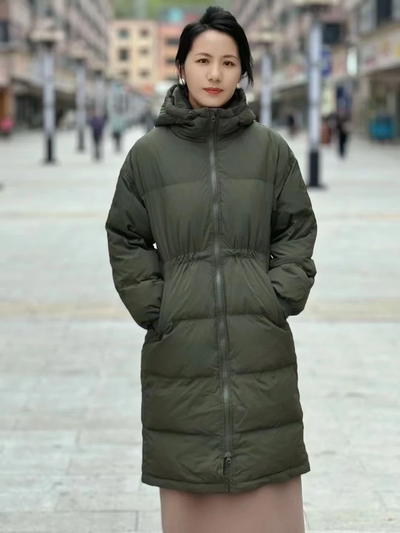 中长款收腰显瘦开衫外套时尚设计舒适保暖