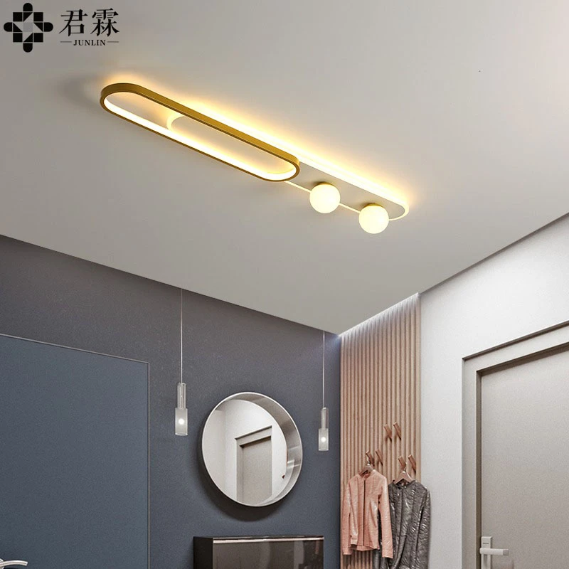 长条过道走廊灯2025年新款极简led吸顶灯现代简约阳台玄关卧室灯