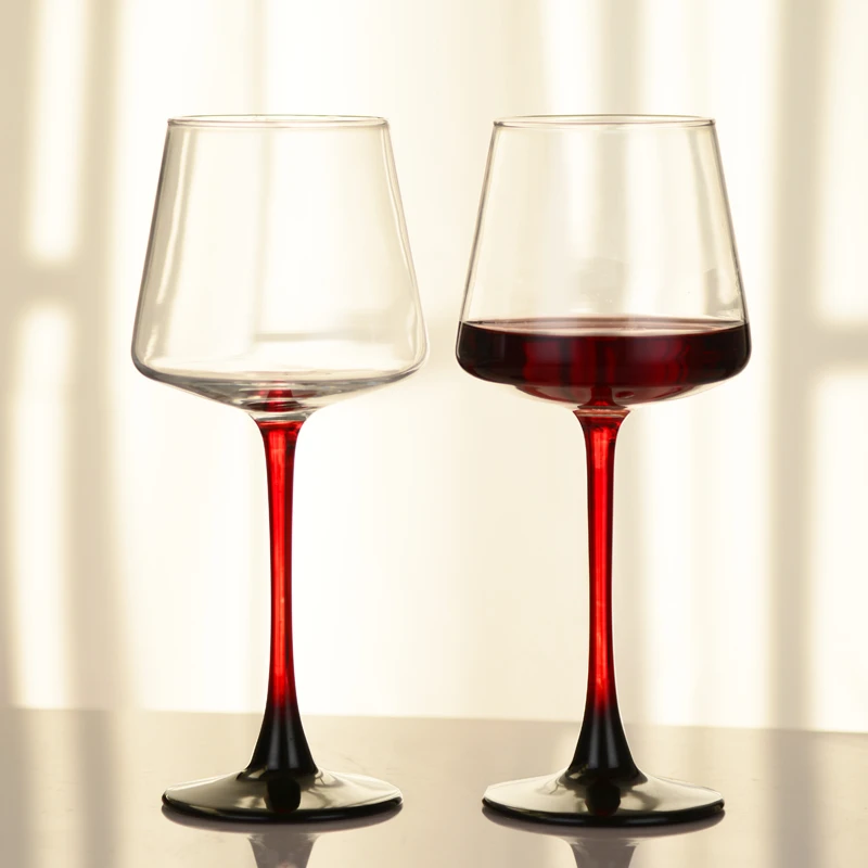 水晶玻璃高脚杯红酒杯葡萄酒杯高脚杯醒酒器杯架红酒杯家用
