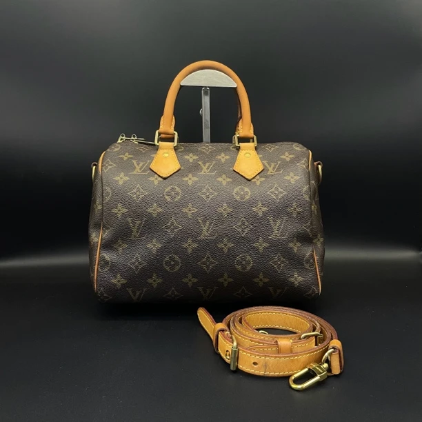 95新 LouisVuitton/路易威登 老花sp25手提斜挎枕头包/货号12156