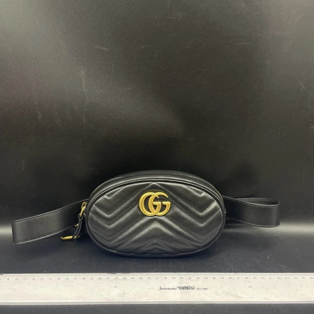 95新 GUCCI/古驰 古驰黑色腰包/JX206