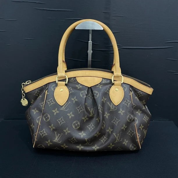 95新 LouisVuitton/路易威登 老花饺子手提包/货号12032