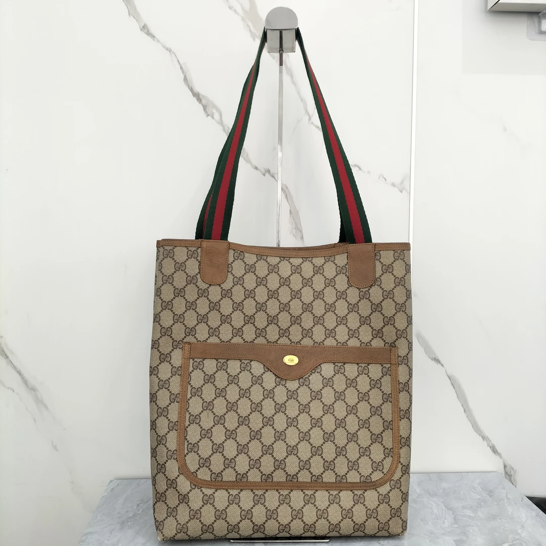 95新 GUCCI/古驰 古驰老花单肩包/货号10961
