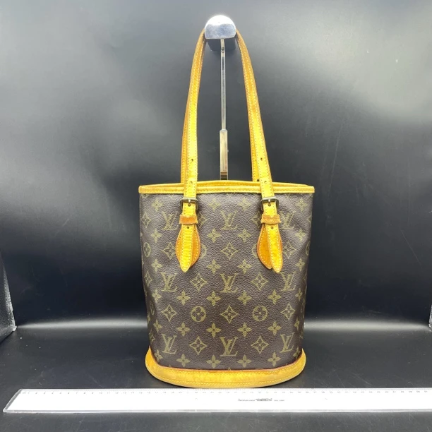 95新 LouisVuitton/路易威登 老花单肩水桶/货号12897换内里