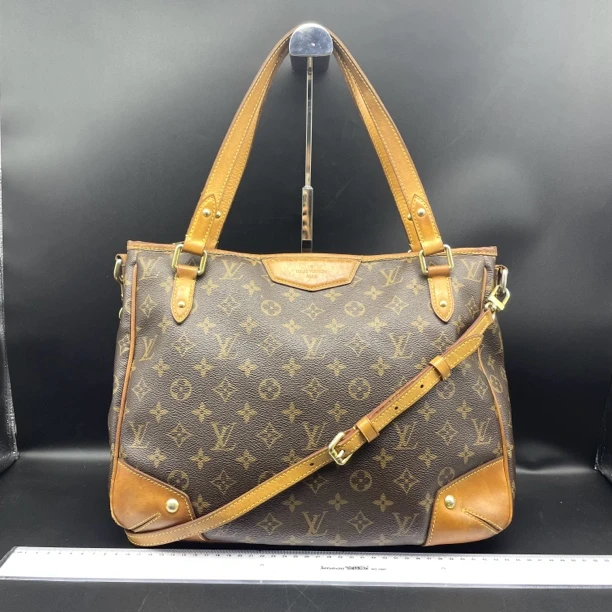 95新 LouisVuitton/路易威登 老花机场单肩斜挎包/货号12358