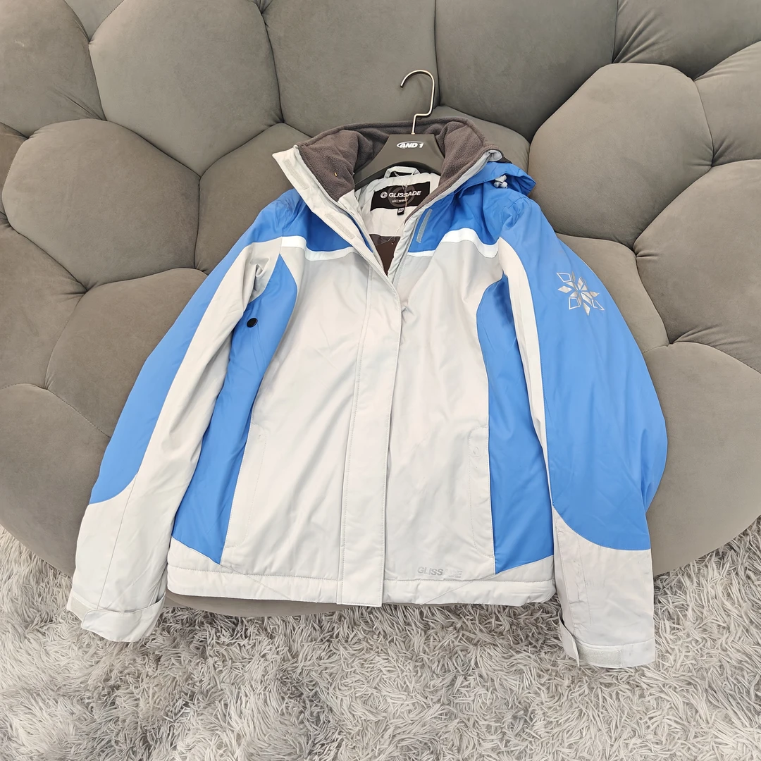 女款防风防水加绒冲锋衣户外防寒加厚保暖外套4612