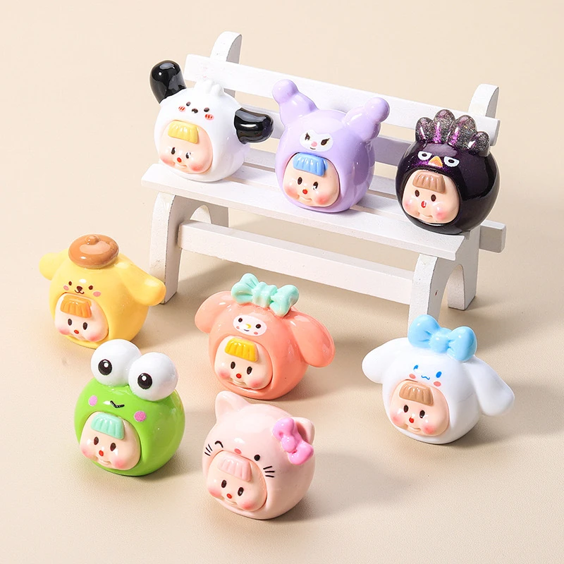 大号实色三丽欧妹妹  树脂饰品 Diy创意摆件