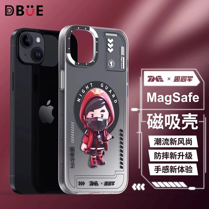 孤 周同学苹果14ProMax潮牌磁吸漫威手机壳周杰伦iPhone13防摔