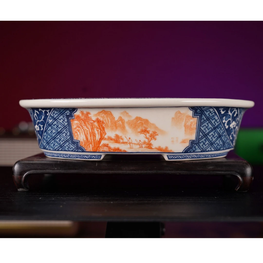 中景盆艺官方正版手绘花盆