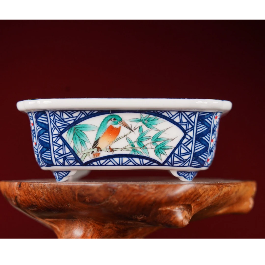 中景盆艺手绘花盆