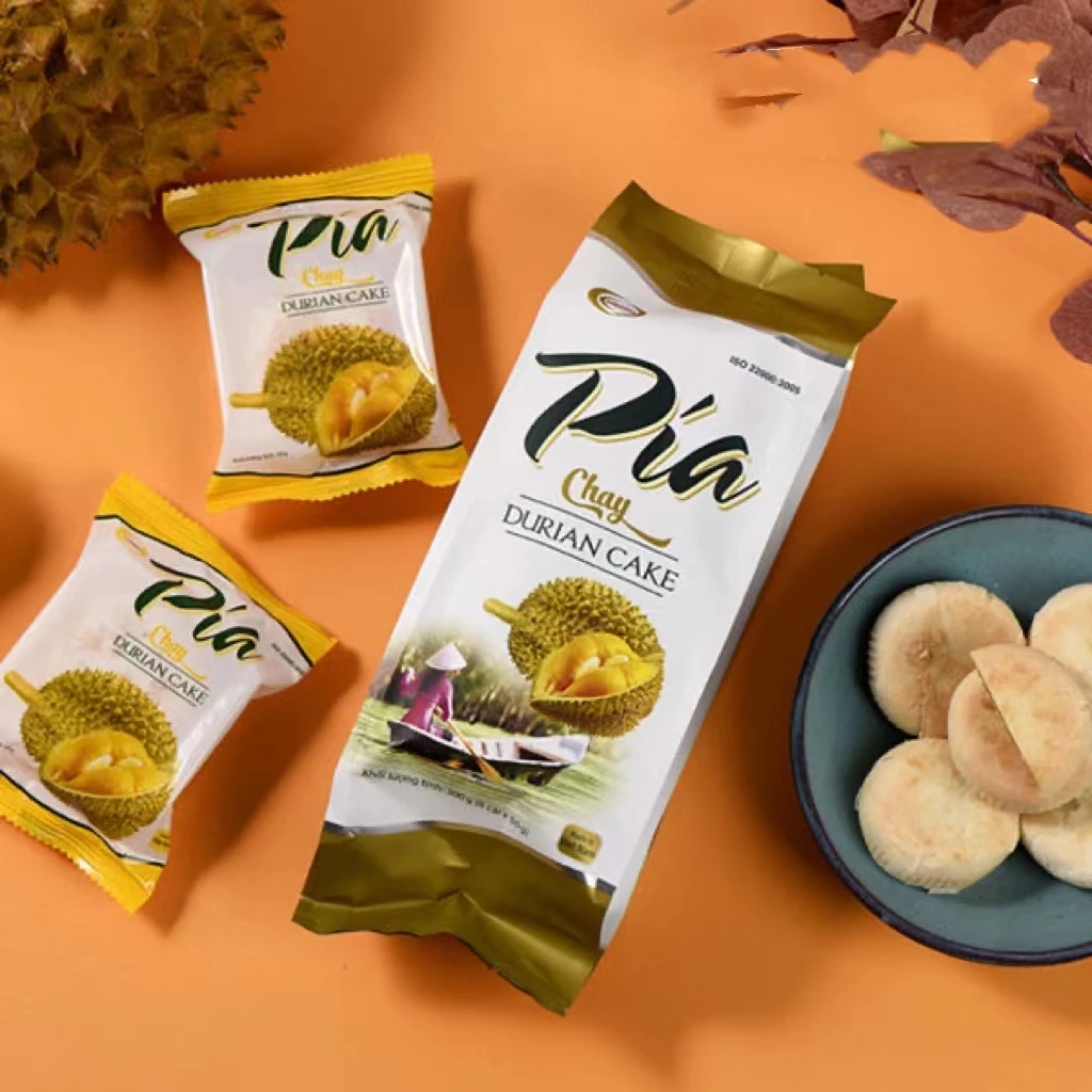 【达人专享】越南进口VinaPia榴莲饼皮薄陷多味美300g(6入)