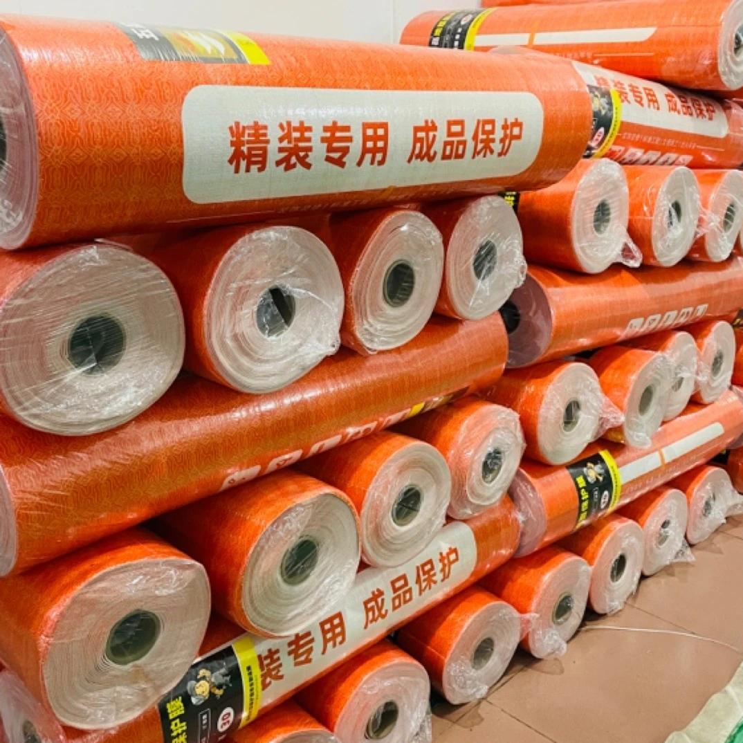 装修地面保护膜地砖瓷砖木地板防护垫加厚耐磨地膜家装一次性铺地