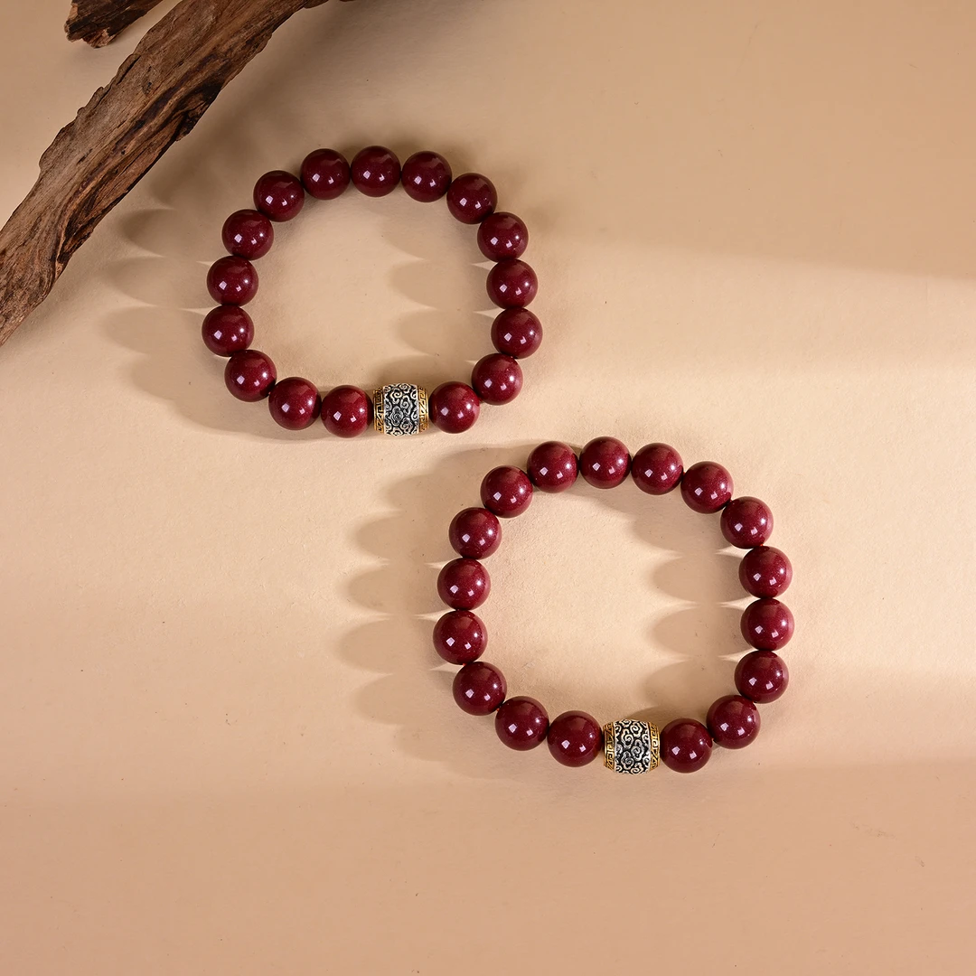 含辰砂工艺品V3304-S秋冬新款-朱砂手串-多样性发一件-11mm（甄选）