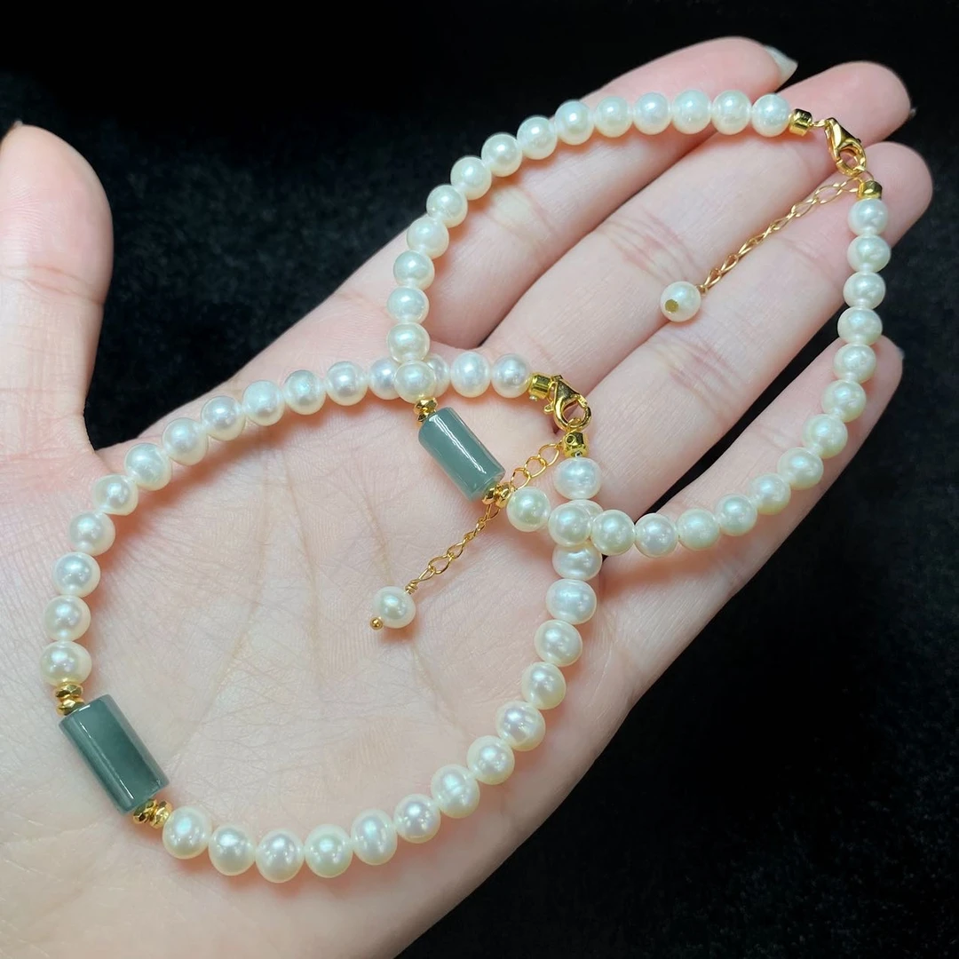 【云上好物】17 DS32357-珍珠DIY手链-多样性发一件-4.5mm（JG）