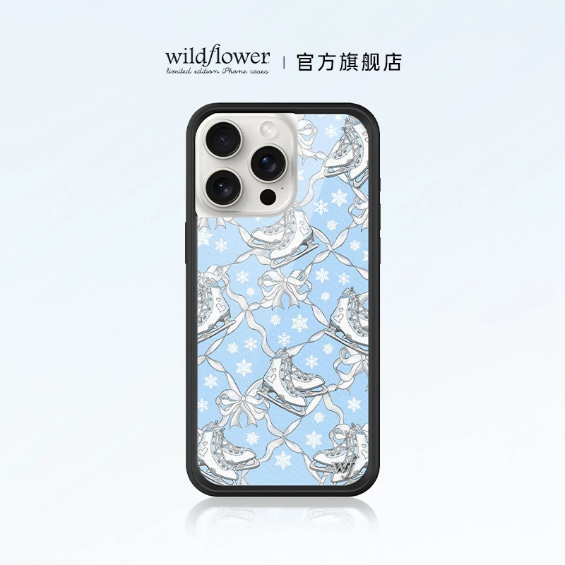 Wildflower溜冰鞋手机壳Ice Skates适用苹果iPhone15/14/Pro/Max