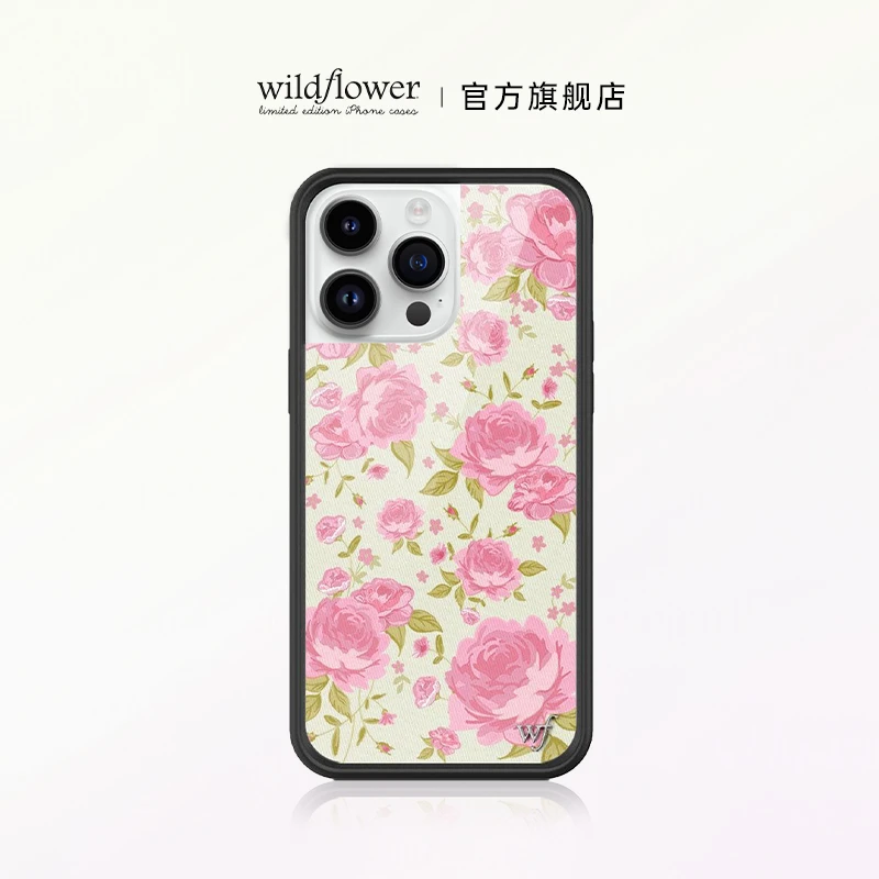 Wildflower牡丹花海手机壳适用苹果iPhone14/13/Pro/Max保护套