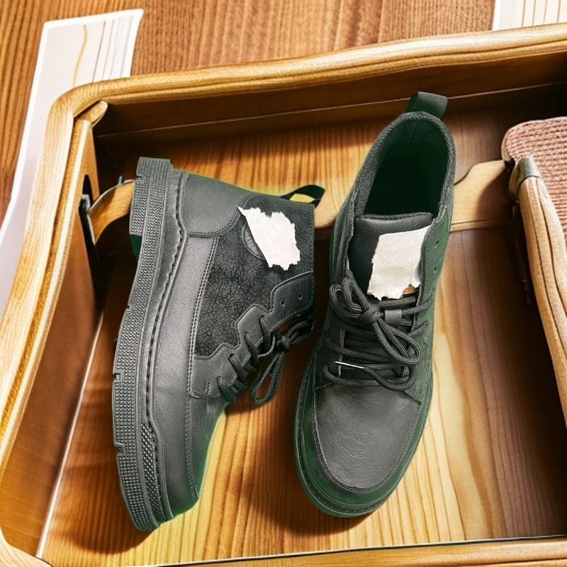冬季时尚男士休闲商务皮鞋新款秋冬男鞋
