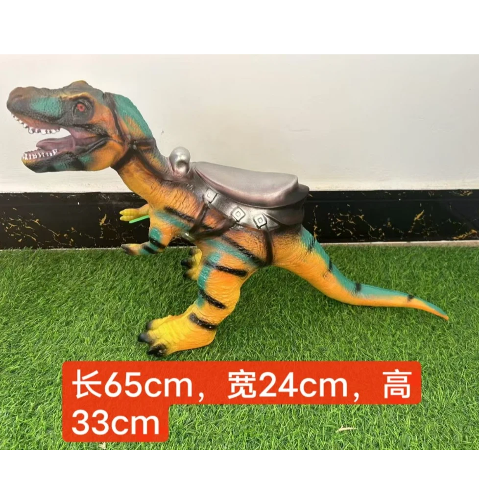 新款大号恐龙玩具软胶霸王龙巨兽发声玩具