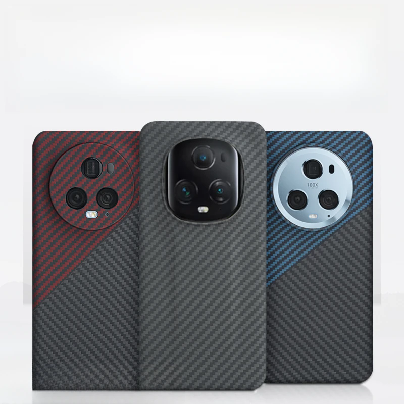 屏将【适用荣耀Magic5/Pro至臻】芳纶纤维手机壳商务超轻薄裸机