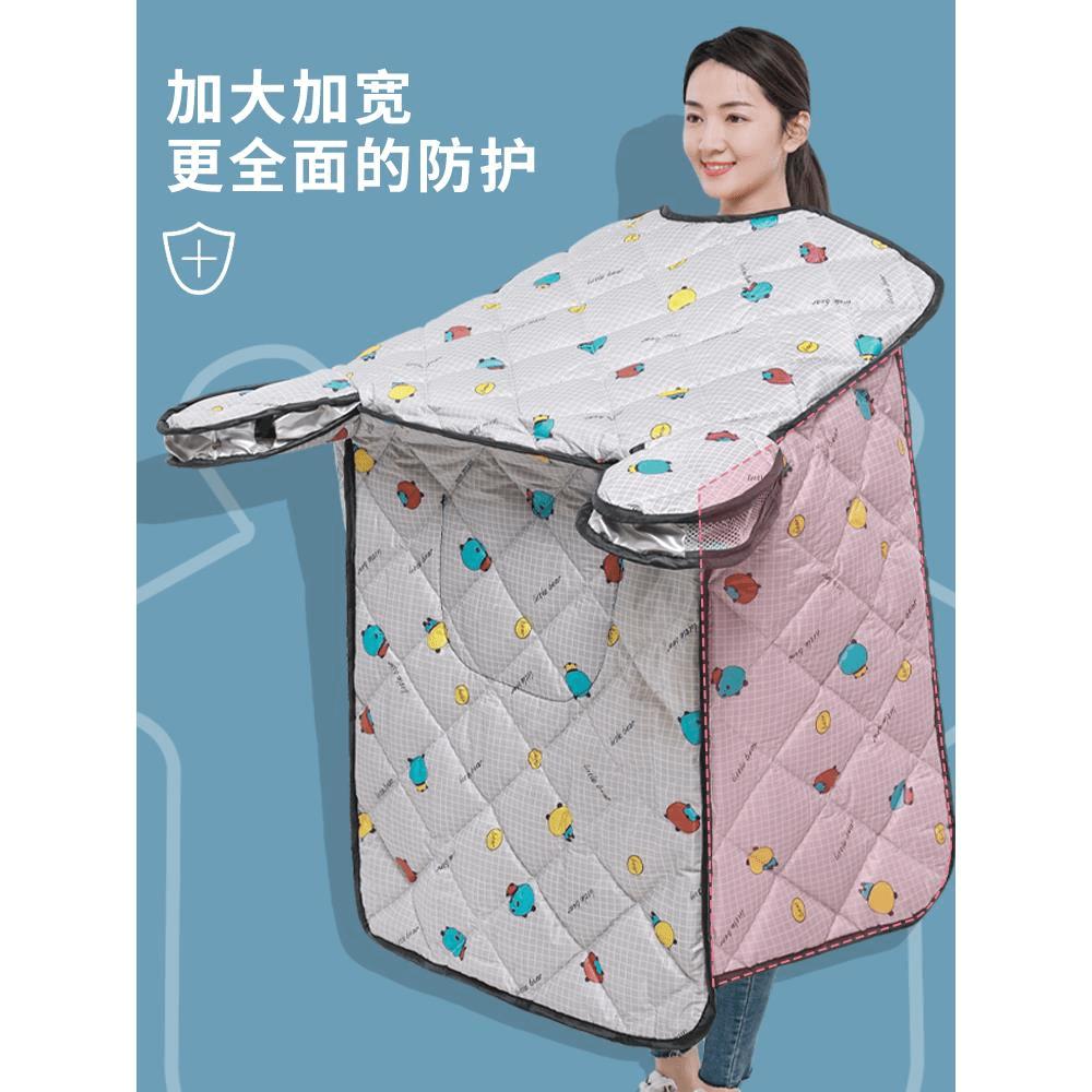 Z电动车挡风被夏季遮阳电瓶车摩托车防晒衣薄款电车防风罩防雨四