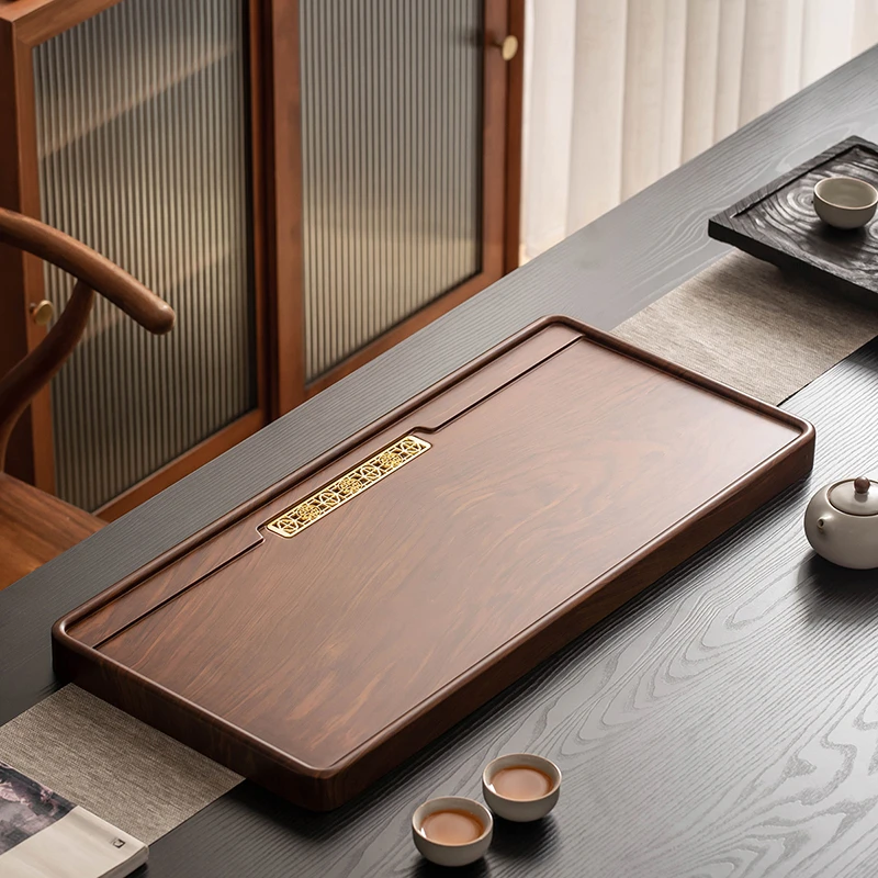 2024新款重竹茶盘家用客厅高档整块排水功夫茶具茶海长方形小茶台