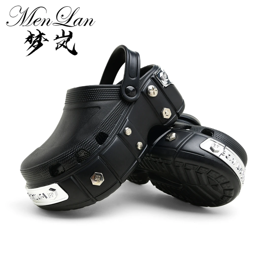 巴黎洞洞鞋女款外穿夏季防滑厚底外穿透气凉鞋时尚软底耐磨包头拖