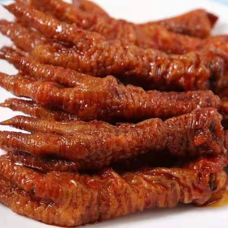 虎皮凤爪网红宿舍休闲小零食肉类卤味香辣鸡爪子小吃即食熟食食品