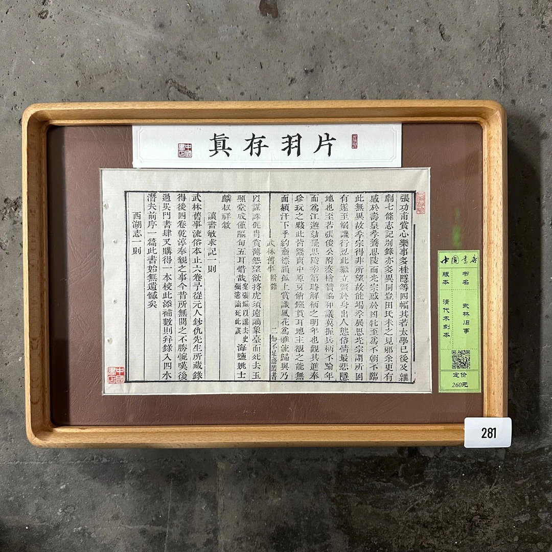 片羽存真281-300 A4榉木 武林旧事 毛诗 聊斋 第一才子书 礼记等