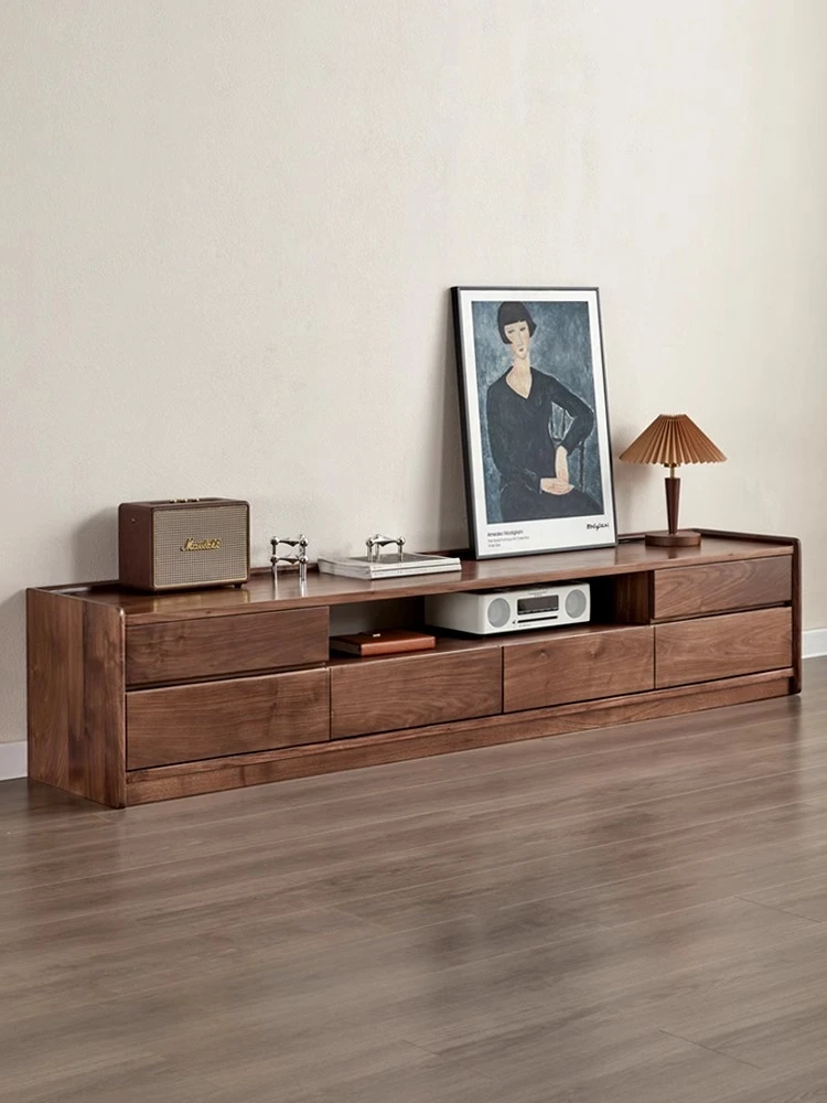 北美黑胡桃木电视柜