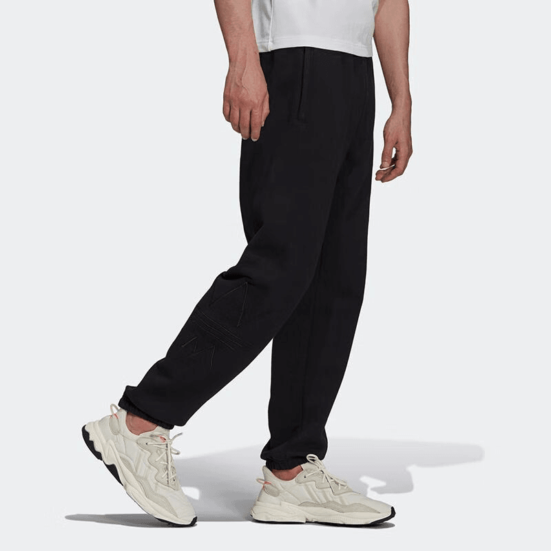 阿迪达斯（adidas）运动男三叶草休闲裤针织宽松小脚裤H11451博帷