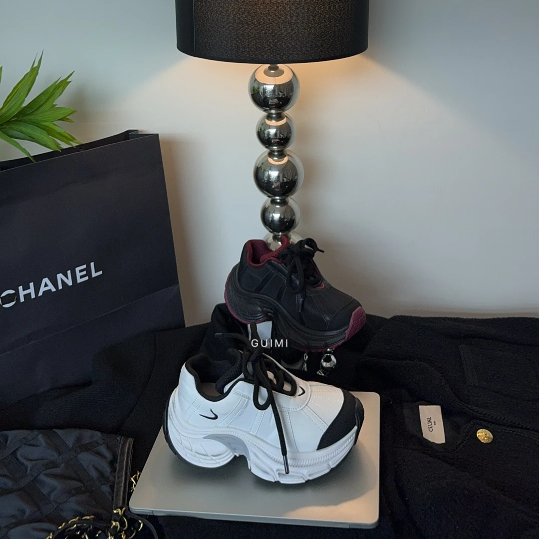 闺蜜家~老爹鞋女2024秋季新款拼色厚度增高时尚运动休闲鞋潮