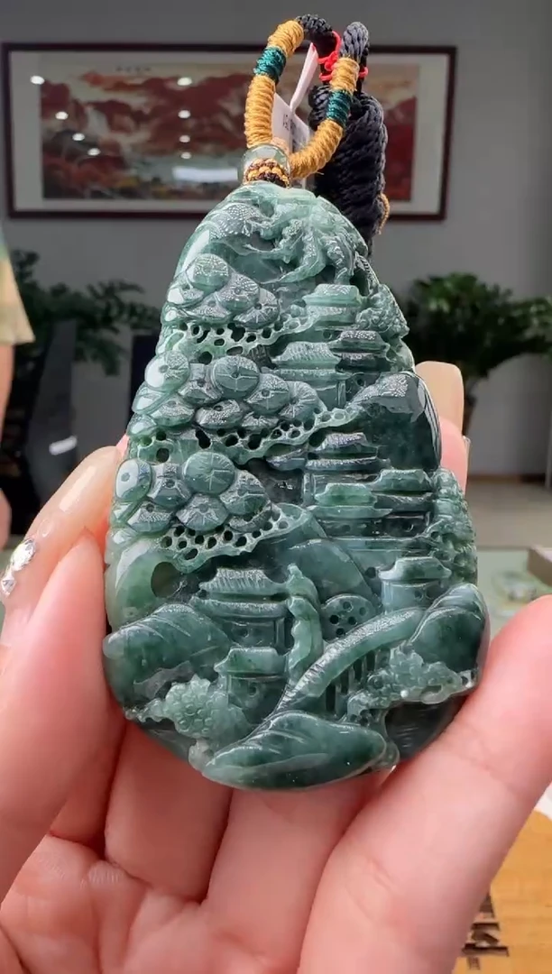 【闪购商品】翡翠吊坠(不含链)未镶嵌XY@@960Q1J06751