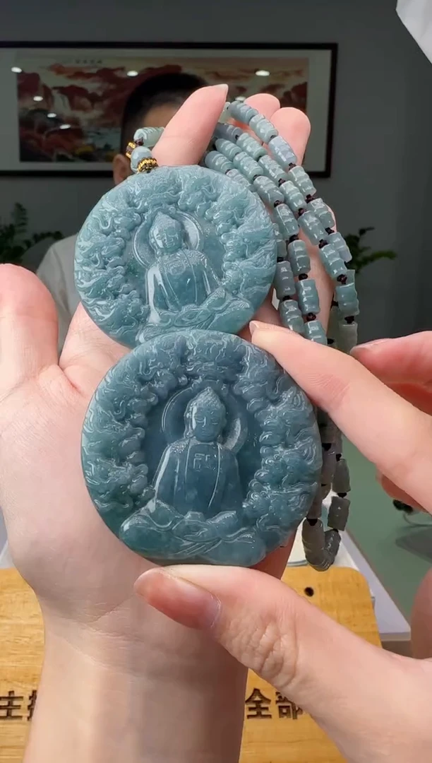 【闪购商品】翡翠颈饰未镶嵌多样性发其一CC@@60B7J03757