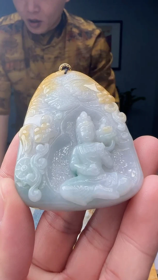 【闪购商品】翡翠吊坠(不含链)未镶嵌YX@@960Q1J07871