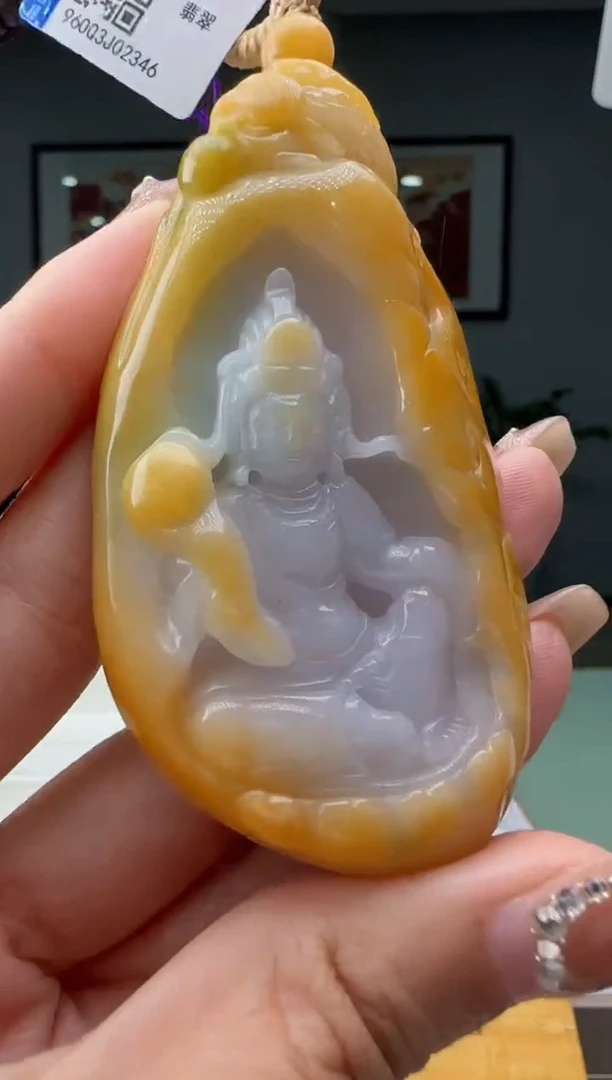 【闪购商品】翡翠挂件未镶嵌MM@@960Q3J02346