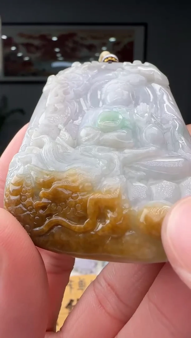 【闪购商品】翡翠吊坠(不含链)未镶嵌YX@@60B7J09760